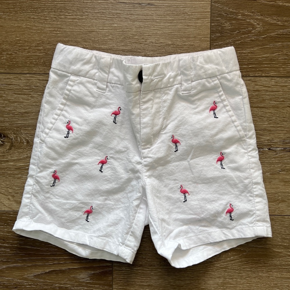 Janie and Jack FLAMINGO OXFORD SHORT